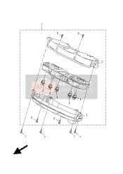 4YR835171000, Bulb (12V-2W T5), Yamaha, 2